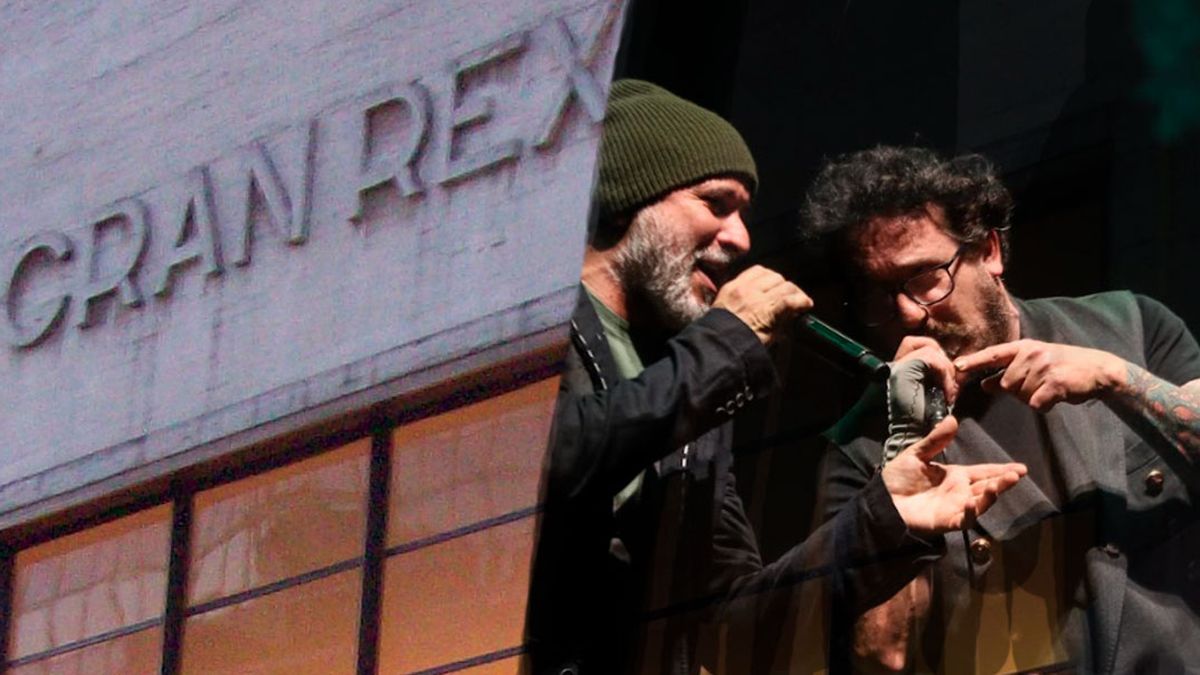 Estos son los detalles del primer show que la La vela puerca dio en el Gran Rex