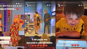 Jorge Rial fue a ver a su hija Morena al teatro: Y un día...