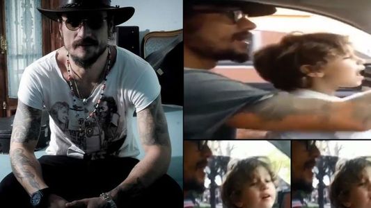 Polémica en las redes: Daniel Osvaldo hizo manejar a Momo