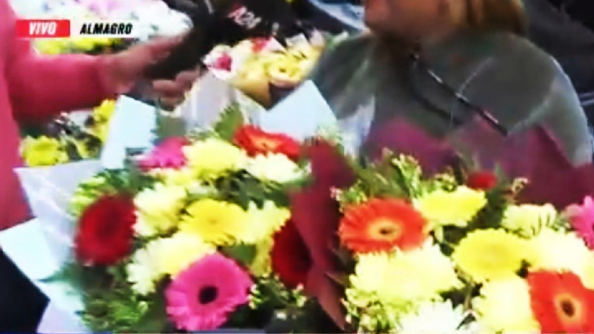 Llega la primavera. Dónde y cúanto se puede gastar en un ramo de flores (Foto: captura de video).