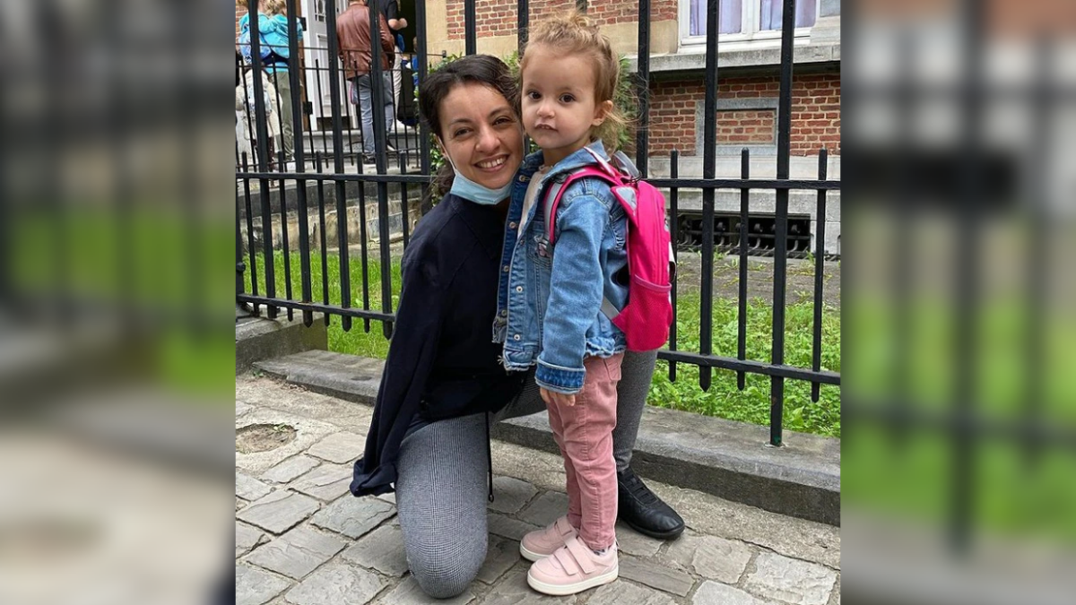 Con una hija de tres años