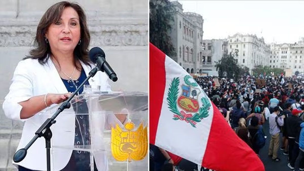 La presidenta Boluarte pidi&oacute; una manifestaci&oacute;n en paz en Lima para dialogar con quienes protestan y recibirlos en la casa de Gobierno (Foto: gentileza La Rep&uacute;blica).