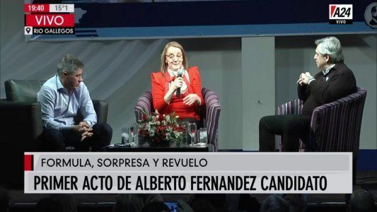 Alberto Fernández debutó como candidato en Santa Cruz: Ser mejores que Macri no cuesta nada