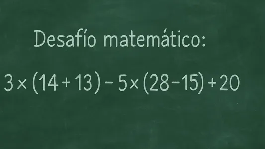 Desafío matemático: la cuenta es fácil, pero muchos cometen un error común