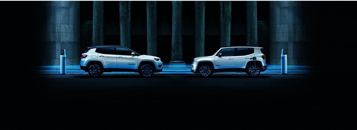 Los Jeep Renegade y Compass con versiones híbridas enchufables