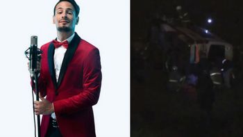 Volcó la camioneta de Rodrigo Tapari, ex líder de Ráfaga : Gracias a Dios, un milagro