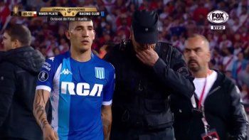 Enzo Pérez provocó a Centurión y ambos desataron un vergonzoso escándalo antes del final del partido