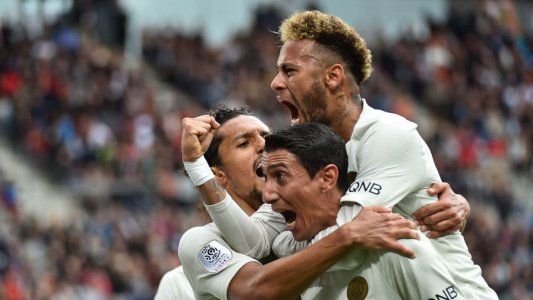 Di María marcó en un nuevo triunfo del PSG, que lidera con puntaje perfecto