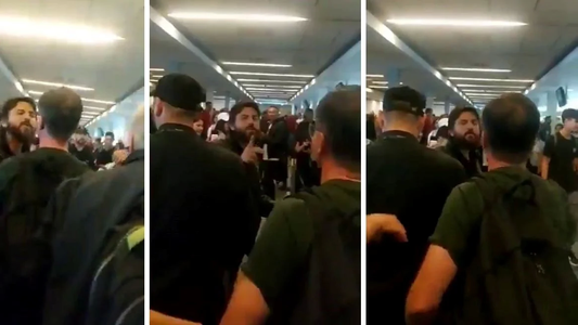 Video | Juan Grabois discutió con pasajeros en Ezeiza y fue escrachado