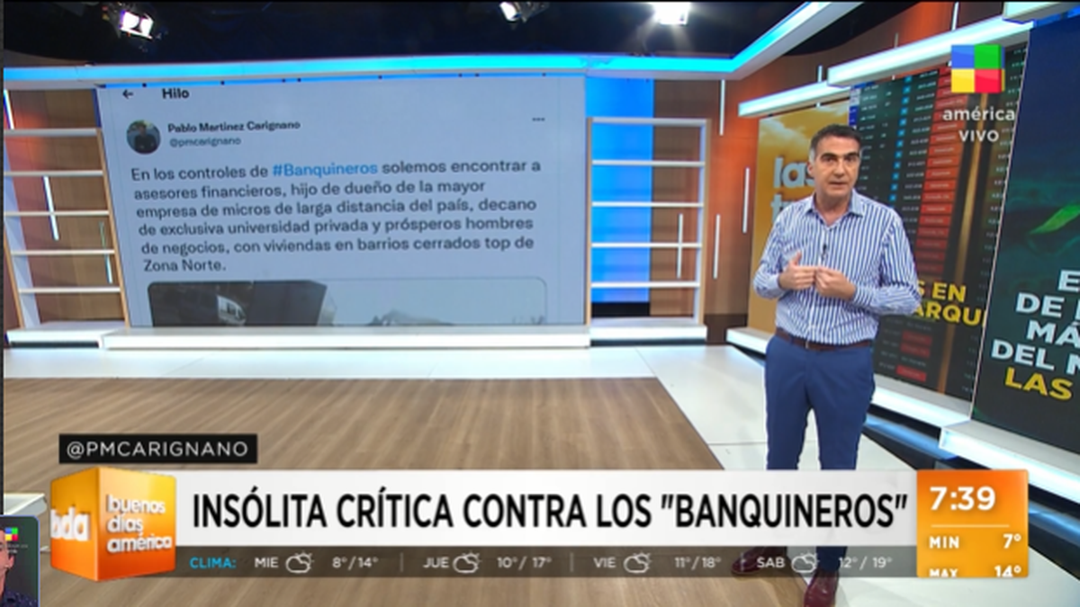 &nbsp;Banquineros pudientes: la insólita crítica del director de la Agencia Nacional de Seguridad Vial y la respuesta de Antonio Laje (Foto: captura de TV).