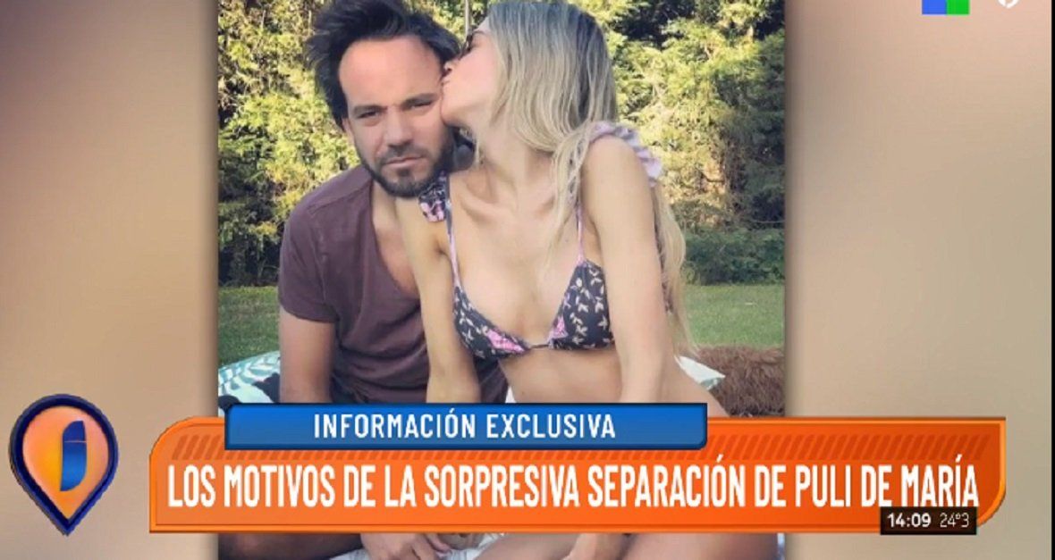 Puli Demaría separada: ya no convive con su marido