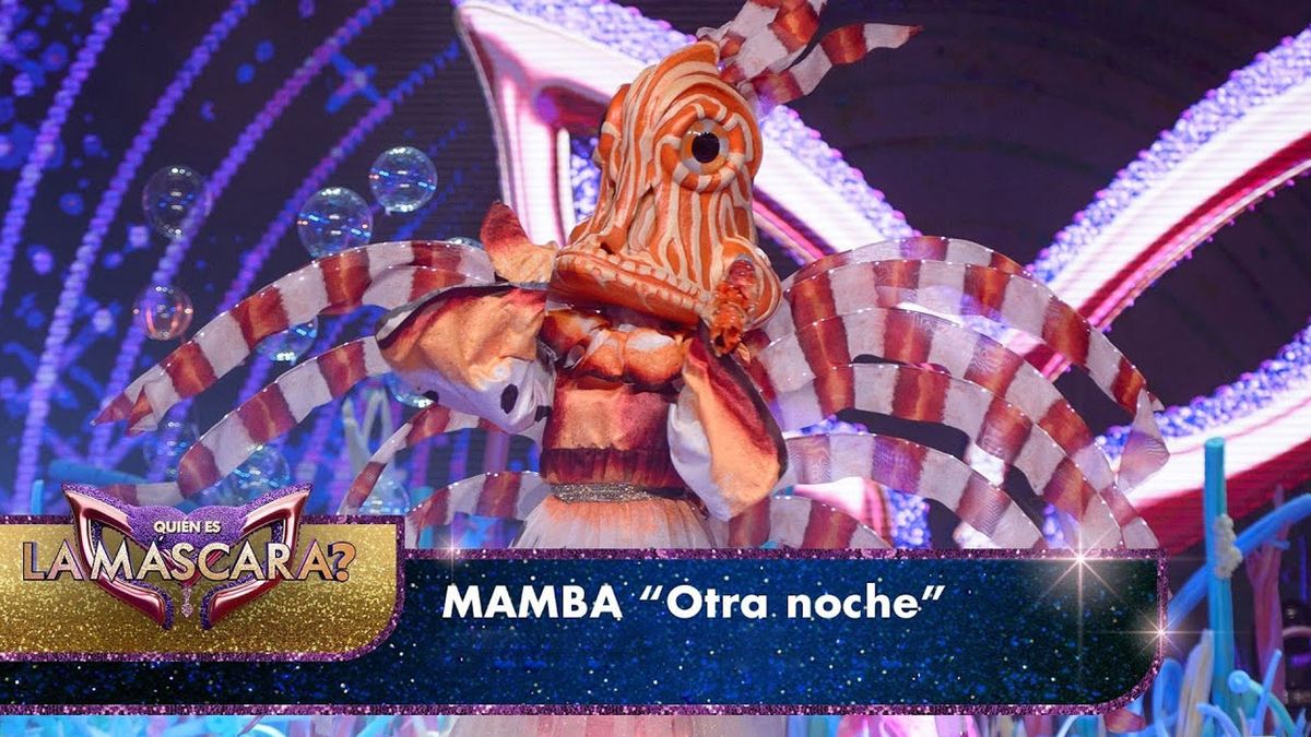 Mamba, uno de los personajes de ¿Quién es la máscara?, el reality de Telefe. 