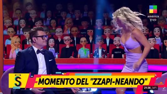 ¿Sol Pérez se fue del piso en el primer programa de Santo Sábado?