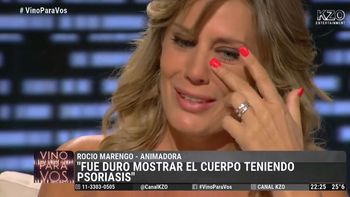 Rocío Marengo habló de su enfermedad y terminó a lágrima viva