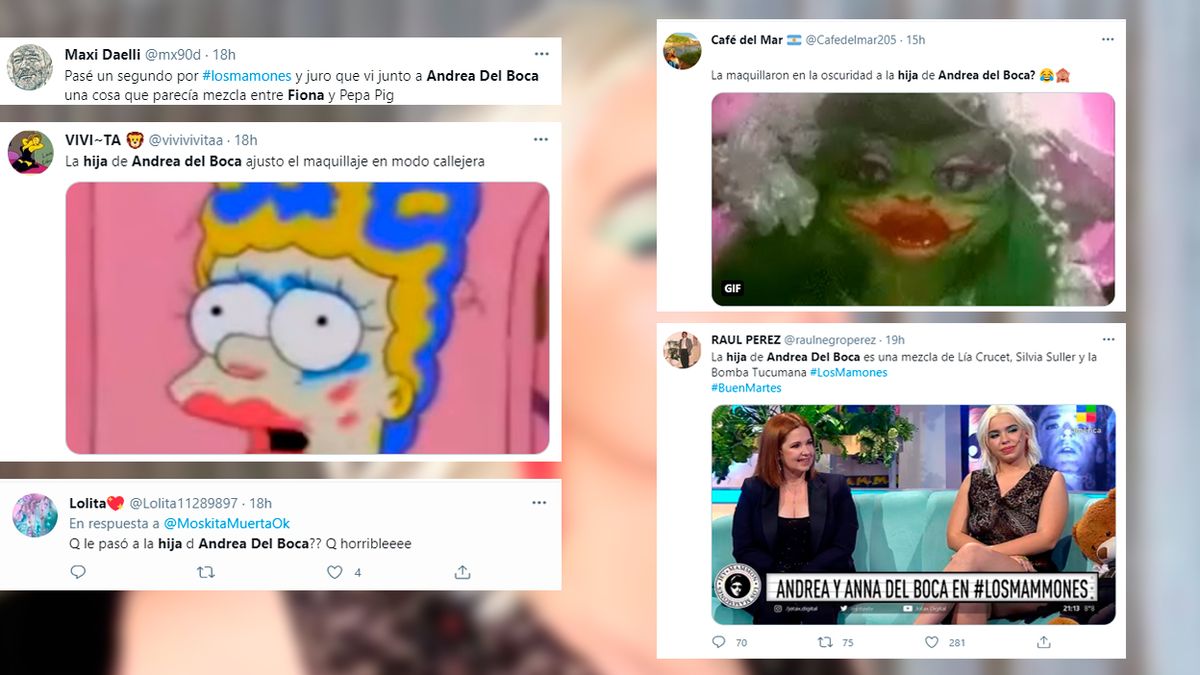 Las críticas que enfrentó en las redes Anna Chiara del Boca por su apariencia.