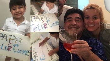 El fuerte mensaje de Dieguito Fernando por el cumpleaños de Maradona