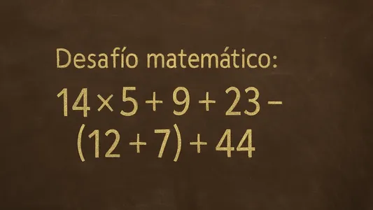 Desafío matemático: la cuenta parece fácil, pero no todos logran resolverla