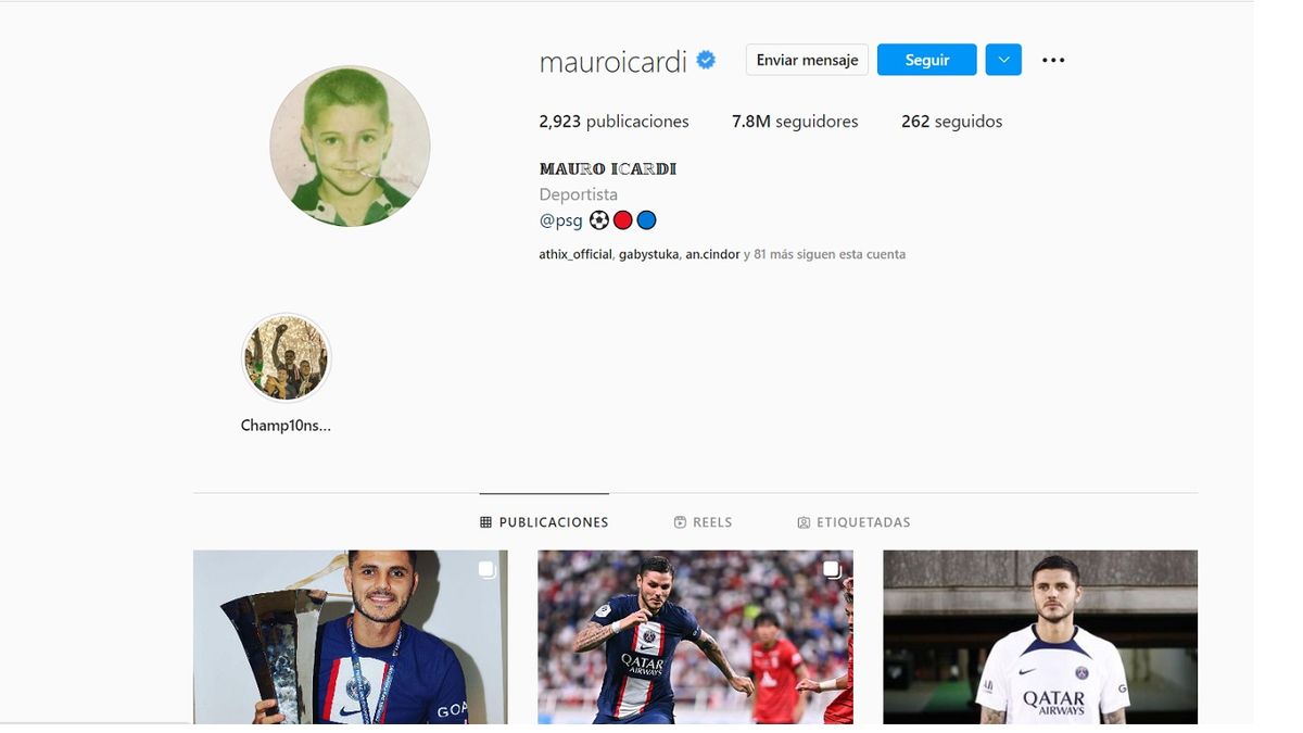 Llamativamente Mauro Icardi volvió a cambiar su foto de perfil en su cuenta Instagram, alimentando así nuevos rumores de crisis con Wanda Nara. 