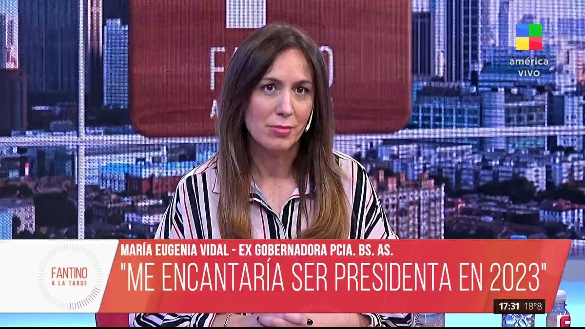 María Eugenia Vidal viaja a EEUU: No se vacunará