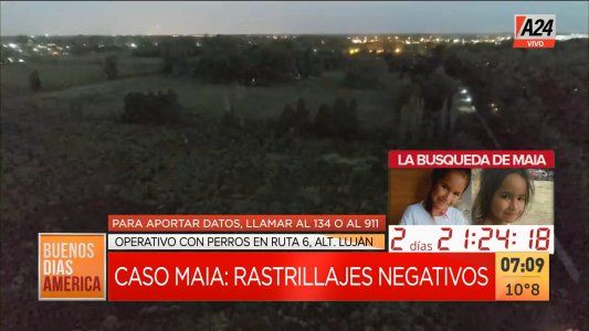 Casi Maia: así se realizaba la intensa búsqueda de la nena