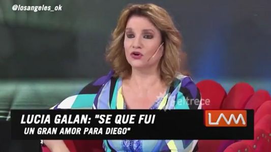 Lucía Galán habló de la versión de un supuesto embarazo de Diego Maradona