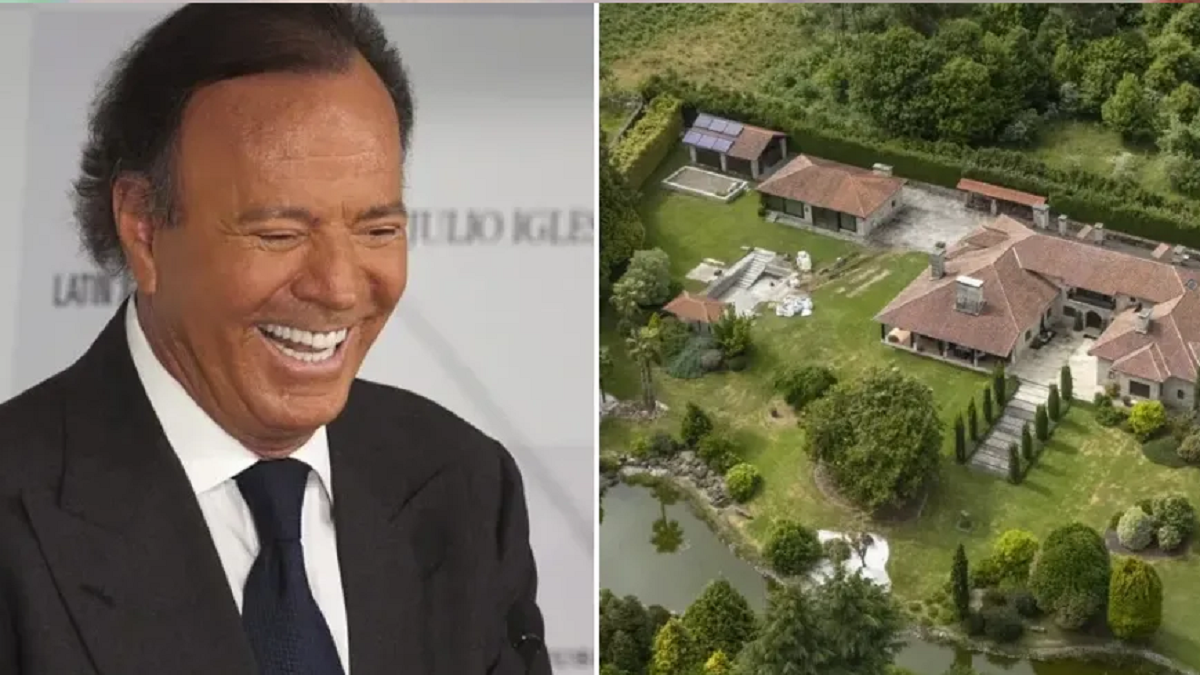Así es la nueva mansión Julio Iglesias en España y que está rodeada de fábricas de ataúdes