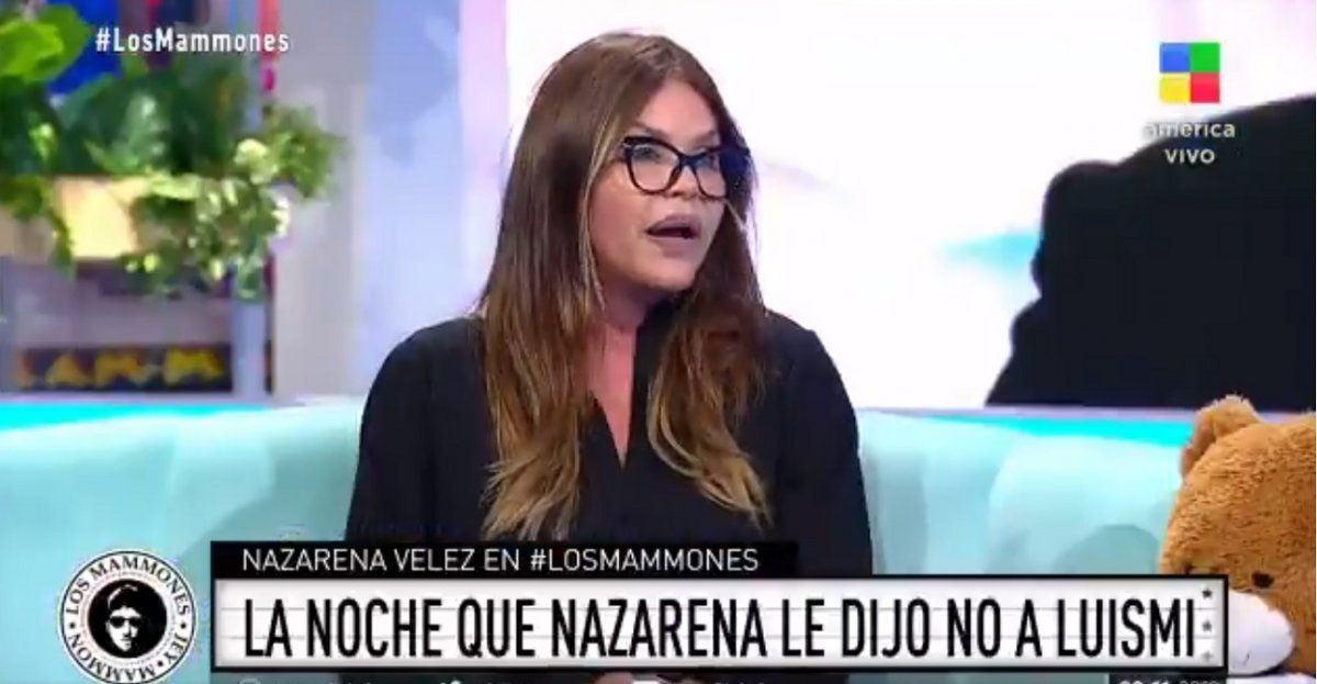 Nazarena Vélez recordó su chape con Luis Miguel