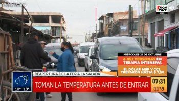 asi reabrio la feria de la salada bajo un estricto protocolo asi reabrio la feria de la salada bajo un estricto protocolo