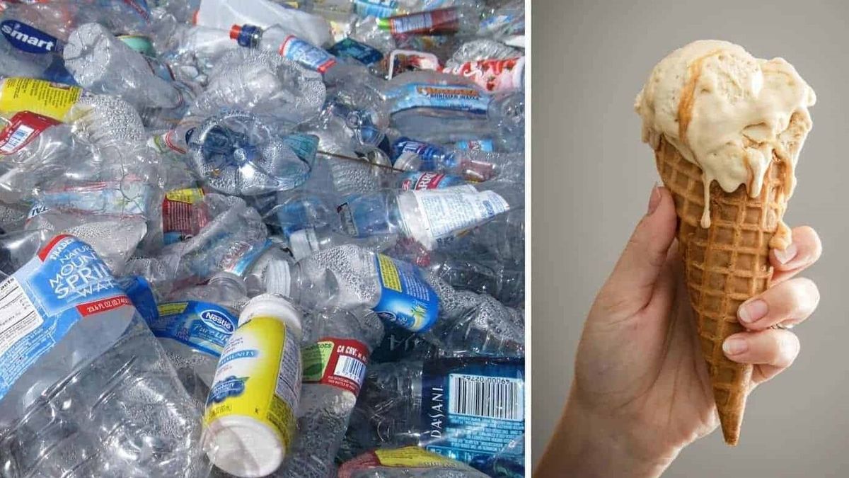 Convierten residuos plásticos en helados de vainilla