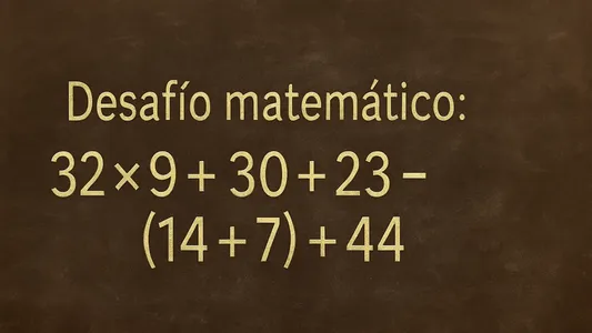 Desafío matemático: la cuenta imposible de resolver en menos de 10 segundos