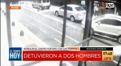 Caen dos ladrones que usaban gas pimienta con sus víctimas