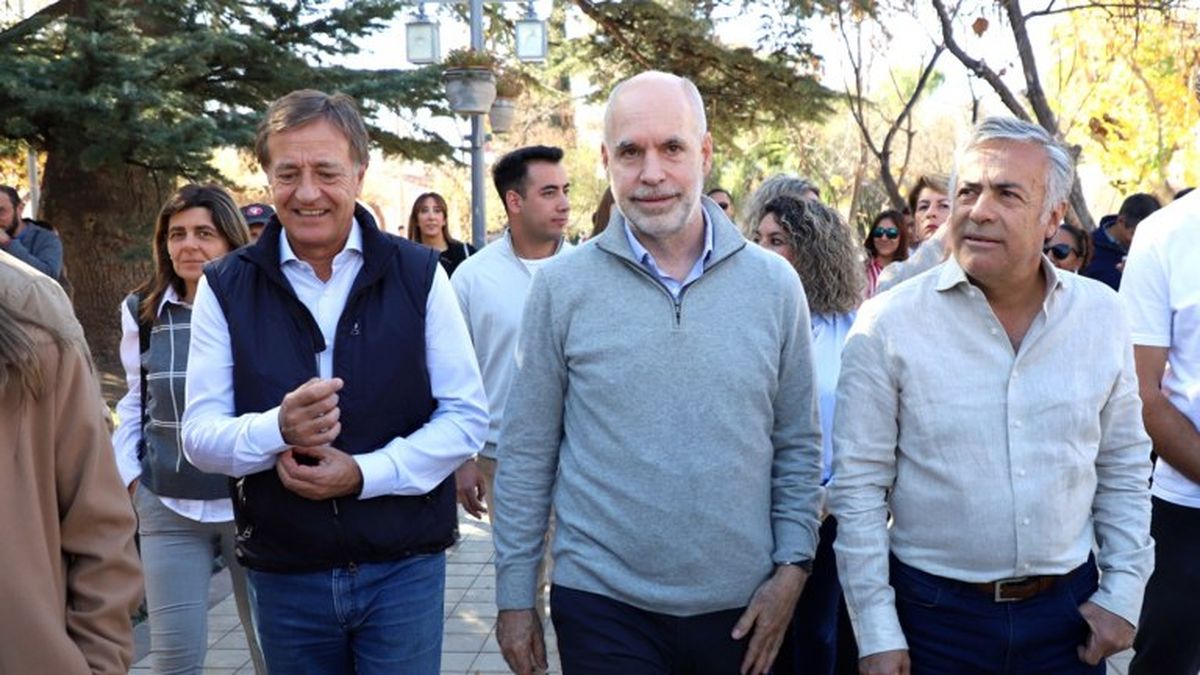 Horacio Rodríguez Larrea apoyó la fórmula de Alberto Cornejo en Mendoza. (Foto: NA)