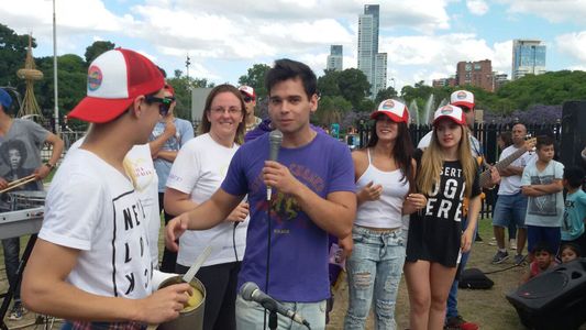 300 personas le hicieron el aguante a Matías Schrank en su tarde solidaria