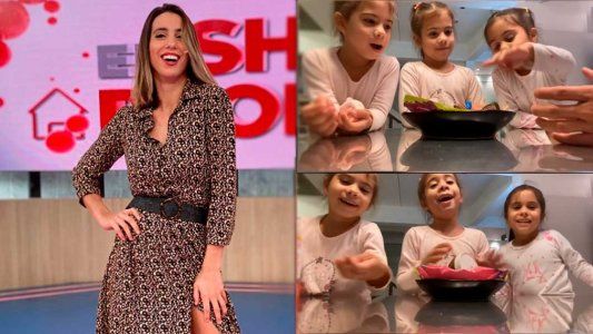 Cinthia Fernández puso a prueba a sus tres hijas y la sorprendieron con sus increíbles reacciones