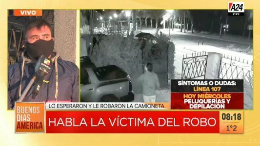 El perro le alertó cuando le robaban la camioneta en Berazategui