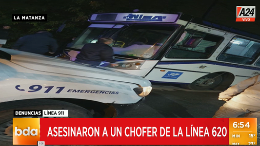 Asesinaron a un chofer de colectivo en La Matanza y hay paro de líneas en zona oeste