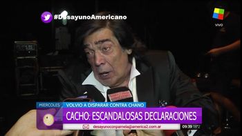 Cacho Castaña reafirmó que no le gusta cómo canta Chano
