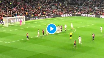 Desde la tribuna: así se disfrutó el golazo de Messi desde las gradas del Camp Nou
