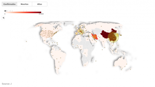 Mapa del coronavirus: cuál es la situación actual en el mundo