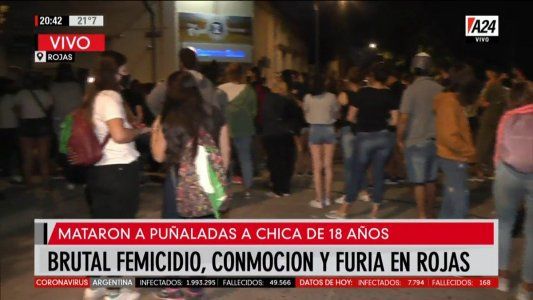 Vecinos de Rojas volvieron a movilizarse por el femicidio de Úrsula Bahillo