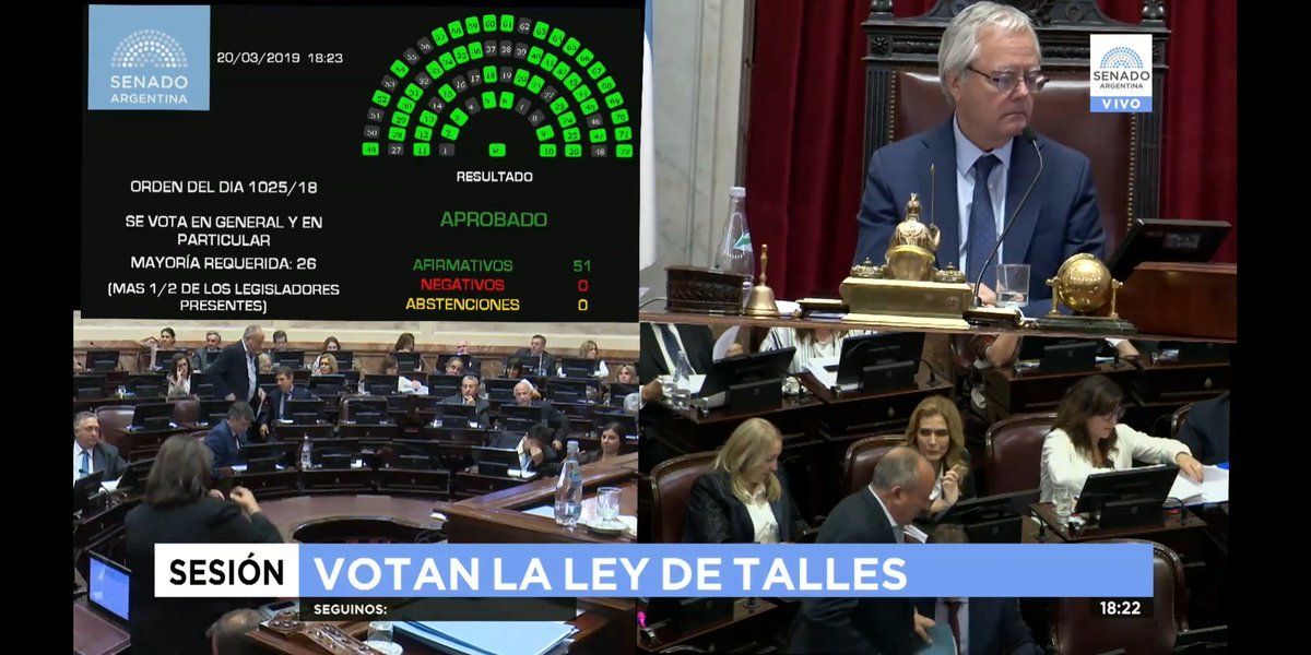 La Ley de Talles Nacional  tuvo media sanción en el Senado: qué se pide y qué falta