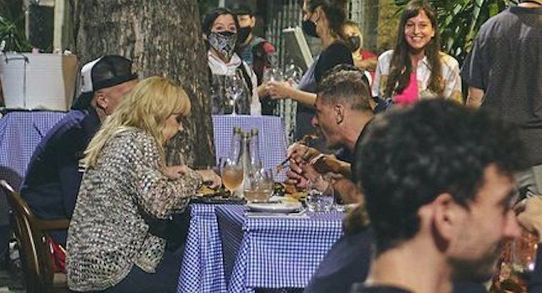La primera salida con compañeros de Masterchef Celebrity de Claudia Villafañe