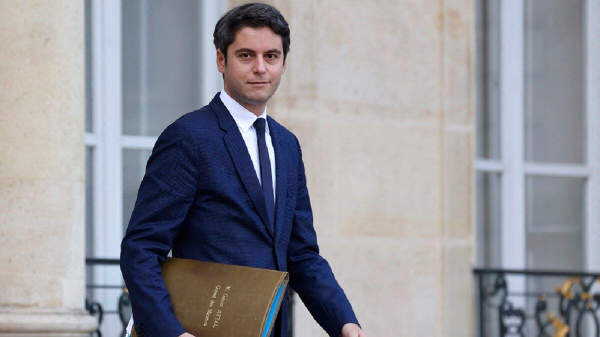 Gabriel Attal,de solo 34 años, el nuevo primer ministro de Francia. (Foto: gentileza El períodico)