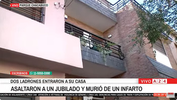 Un jubilado murió en medio de un robo en su casa. (Foto: YouTube). Un jubilado murió en medio de un robo en su casa. (Foto: YouTube).