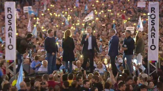 Macri habló en Rosario y llamó a votar para que nadie los maltrate y nadie los limite
