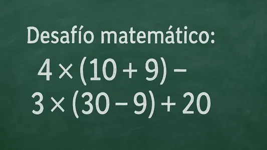 Desafío matemático: la cuenta parece fácil, pero muchos suelen caer en un error frecuente