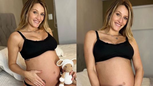 Mica Viciconte lució su pancita de 31 semanas: No veo la hora de conocerte, Luca