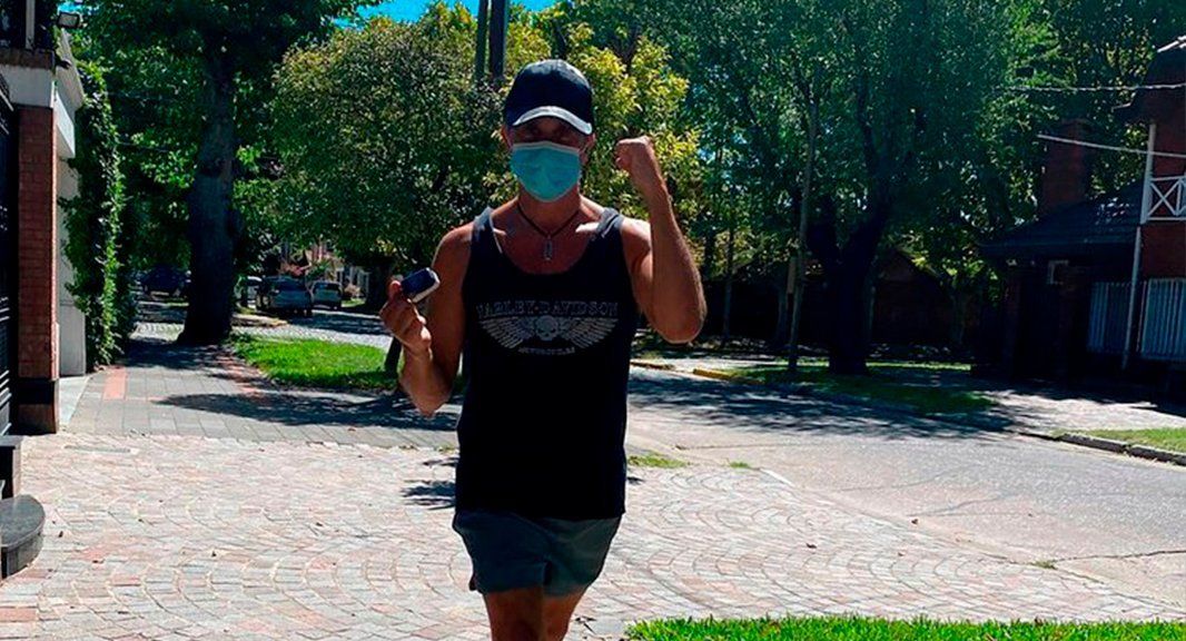 Sergio Lapegüe cumplió su gran sueño tras el alta del COVID-19