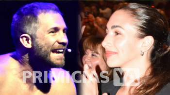 Thelma Fardin aplaudió en primera fila a Nico Riera en el debut de Sex en Mar del Plata: las fotos