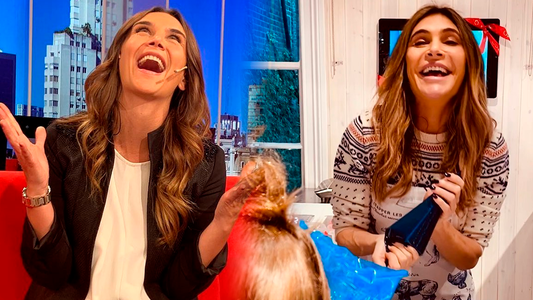 Increíble parecido físico entre la esposa de Robbie Williams y Amalia Granata